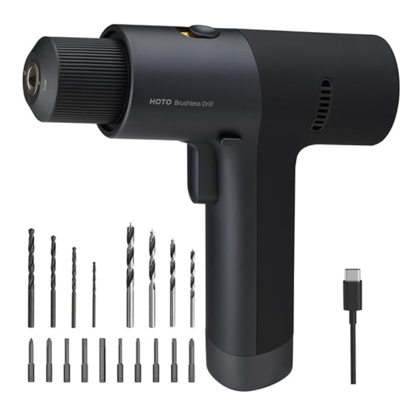 HOTO Cordless Brushless Drill 12V