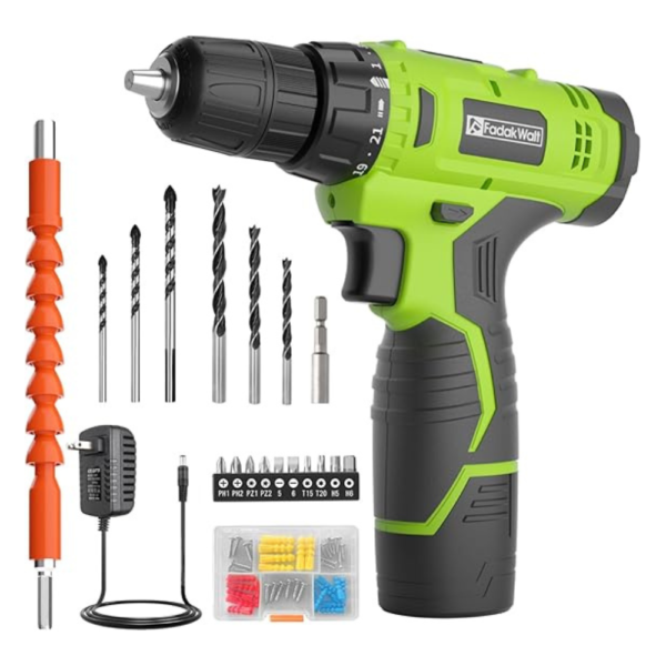 Cordless Drill Set,12V Power Drill Set