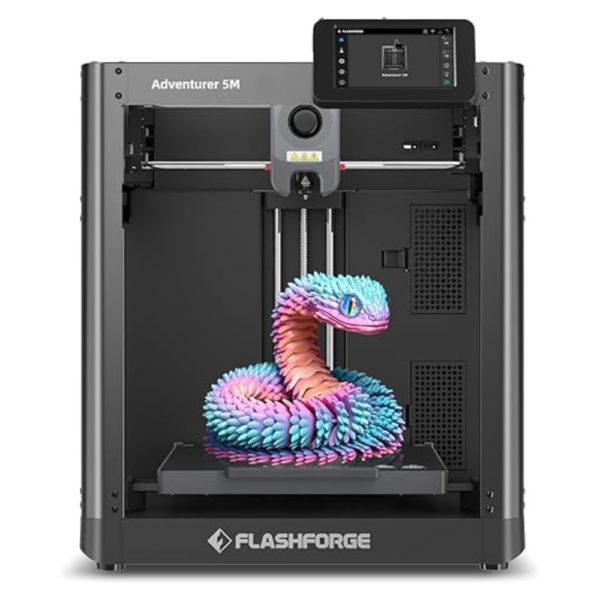 FLASHFORGE Adventurer 5M 3D Printer with Fully Auto Leveling