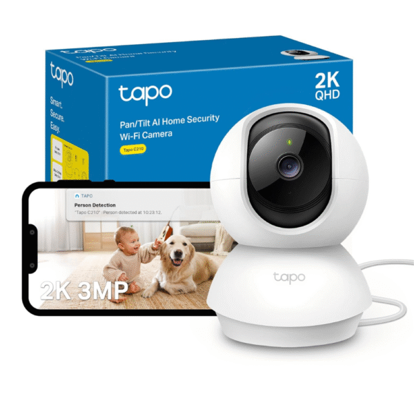 Tapo C210 2K 3MP Pan/Tilt Indoor Camera House Security Camera